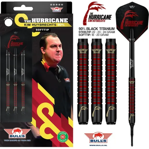 Bull's NL Darts Kim Huybrechts - Black Titanium - 18g