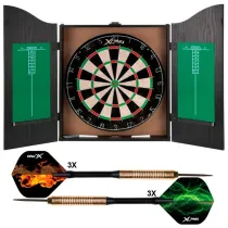 XQMax Darts Home Darts Centre - Kabinett mit Dartboard und Darts