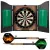 XQMax Darts Home Darts Centre - Kabinett mit Dartboard und Darts