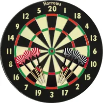Harrows Paper Dartboard Chizzy Champion Family Dart Game