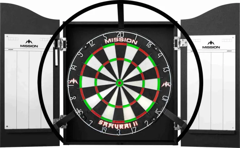 Mission Torus 270 Light - Beleuchtung für Sisal Dartboard - Silver