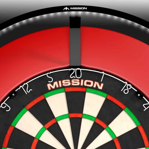 Mission Torus 270 Light - Beleuchtung für Sisal Dartboard - Silver