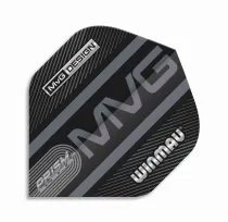 Winmau Flights Prism Alpha - Michael van Gerwen 2021 - Black & Grey W6915.187
