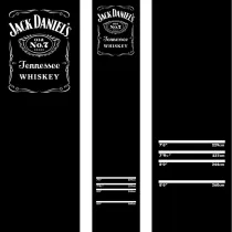Mission Dart Mat - Dartteppich - Jack Daniels