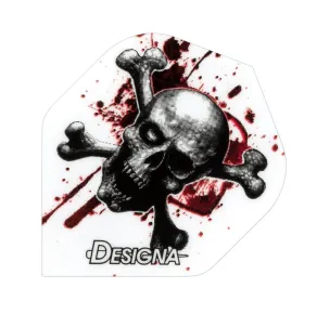 Designa Flights Blood - Skull and Cross F0616