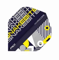 Red Dragon Flights Peter Wright Snakebite Stack Hardcore - Black & Yellow RF6657