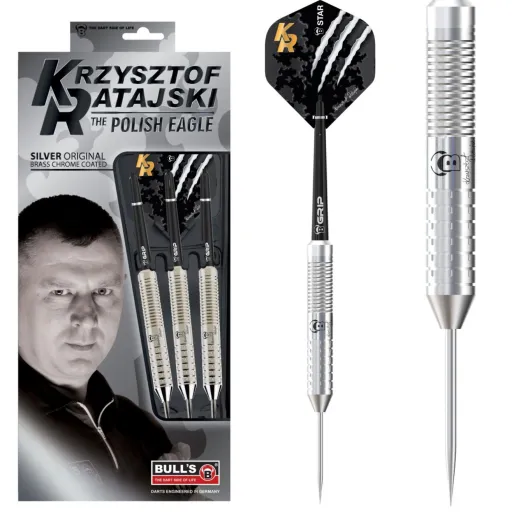 Bull's Darts Steel Krzysztof Ratajski - silver - 24g