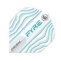 Winmau Flights Prism Alpha - Fyre - White, Aqua & Blue W6915.707
