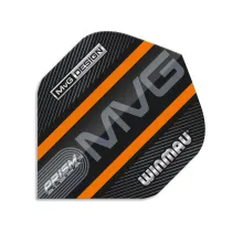 Winmau Flights Prism Alpha - Michael van Gerwen - Logo Stripe - Black & Orange W6915.715