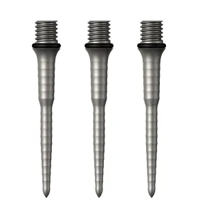 Mission Metallspitzen - Titan Ripple - Silver - 30 mm