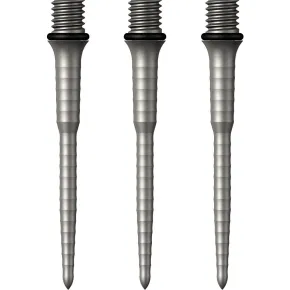 Mission Metallspitzen - Titan Ripple - Silver - 34 mm