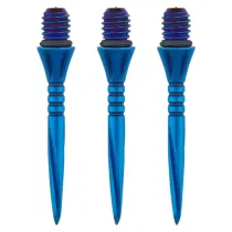Unicorn Steel Tips - Volute Converta Points - Blue - 27 mm