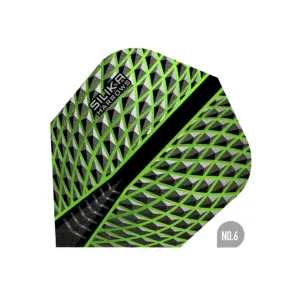Harrows Flights Silika No6 - Green F3952