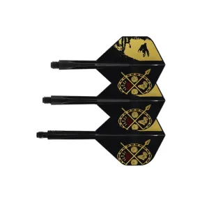 Condor Flights AXE Devon Petersen - African Warrior Inspiration 3 - Standard - Long - Black CN366
