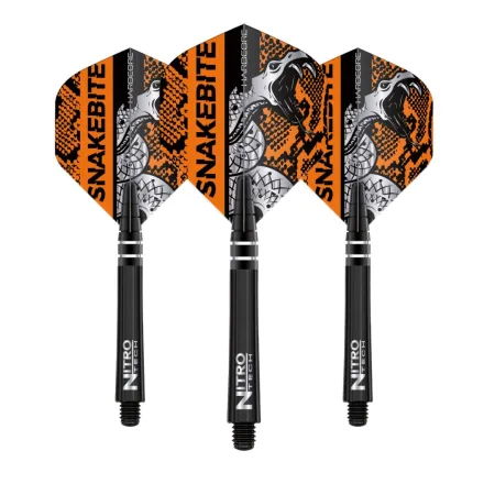 Red Dragon Set Flights und Shafts - Peter Wright Snakebite Combo - Orange