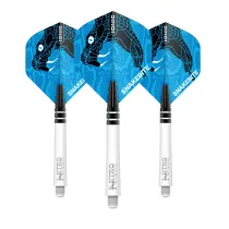 Red Dragon Set Flights und Shafts - Peter Wright Snakebite Combo - Blue