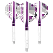 Red Dragon Set Flights und Shafts - Peter Wright Snakebite Combo - White