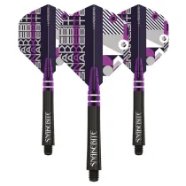 Red Dragon Set Flights und Shafts - Peter Wright Snakebite Combo - Purple - X0661