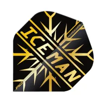 Red Dragon Flights Gerwyn Price Iceman Hardcore - Snowflake - Gold RF6844