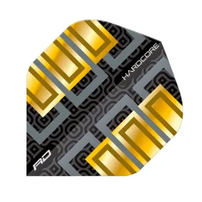 Red Dragon Flights Hardcore Premium - Gold & Black Block RF6836