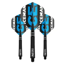 Red Dragon Set Flights und Shafts - Gerwyn Price Combo - black