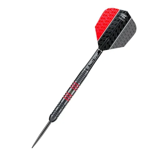 Target - darts Steeldarts Vapor 8 - Black Red - 25g
