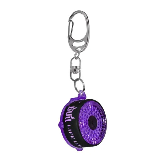 L Style Bull Shaft and Tip Extractor - Gleichzeitig Werkzeug und Dose für Spitzen - Clear Purple