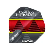 Winmau Flights Prism Delta - Florian Hempel - Grey & Red W6915.260