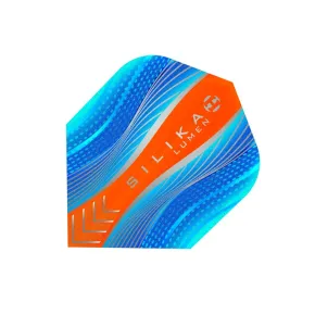 Harrows Flights Silika Lumen No6 - Blue & Orange F4140