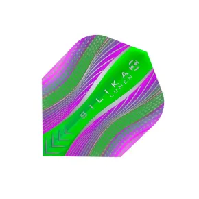 Harrows Flights Silika Lumen No6 - Purple & Green F4139