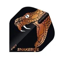 Red Dragon Flights Peter Wright Snakebite Hardcore Premium - Black & Bronze RF6870