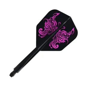 Condor Flights AXE Tribal Butterfly - Small - Long - Clear Black CN489