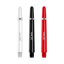 XQMax Darts Shaft Solid Colour with Logo - medium - white