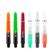 XQMax Darts Shaft Gradient with Logo - midi - clear red