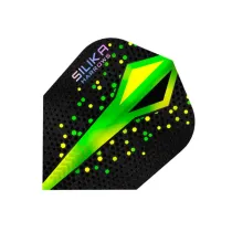 Harrows Flights Silika Colourshift - Tough Crystalline Coated - No6 - Green F4292