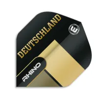 Winmau Flights Rhino Black & Gold Flag - Deutschland W6905.206