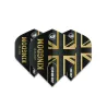 Winmau Flights Rhino Black & Gold Flag - United Kingdom W6905.204