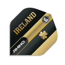 Winmau Flights Rhino Black & Gold Flag - Ireland W6905.203