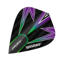 Winmau Flights Prism Alpha - Black, Green & Purple - Kite W6907.116