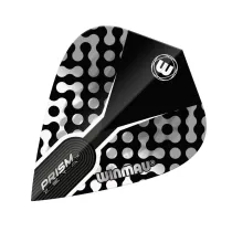 Winmau Flights Prism Zeta - Black, White & Grey - Kite W6907.115