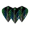 Winmau Flights Prism Zeta - Blue, Black & Green - Kite W6907.113