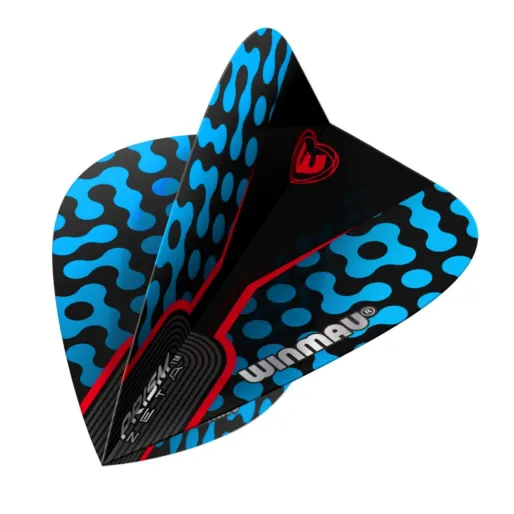 Winmau Flights Prism Zeta - Blue, Black & Red - Kite W6907.111