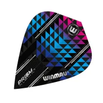 Winmau Flights Prism Alpha - Black, Blue & Purple - Kite W6907.108