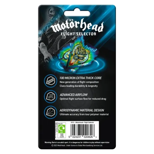 Winmau Flight Set Motorhead Flight Selector - W8151