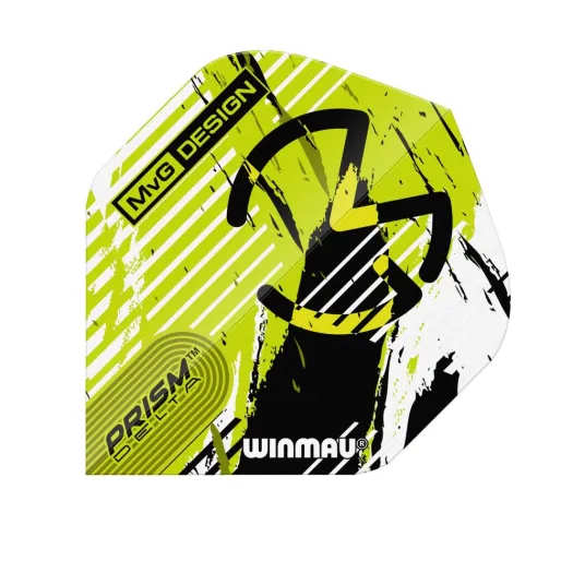 Winmau Flights Prism Delta - Michael van Gerwen - Green & Black Stripe W6915.263