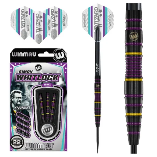 Winmau Steel Dart Simon Whitlock - 85% Tungsten - 22g