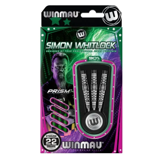 Winmau Steel Dart Simon Whitlock - 90% Tungsten - 22g