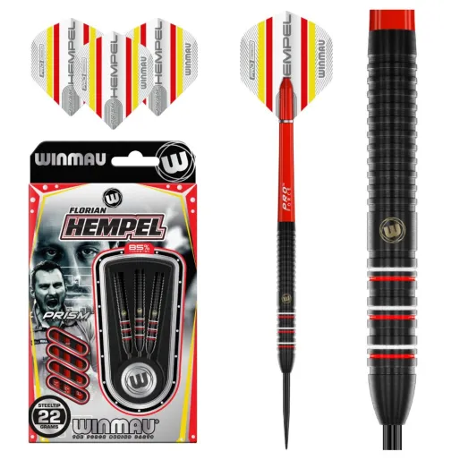 Winmau Steel Dart Florian Hempel - 85% Tungsten - 22g