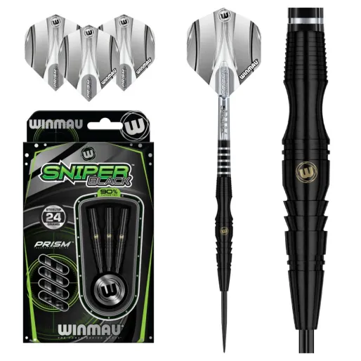 Winmau Steel Dart Sniper Black - 24g