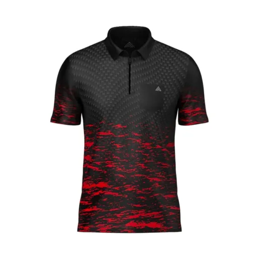 Arraz Dartshirt Lava - Black & Red - XXL
